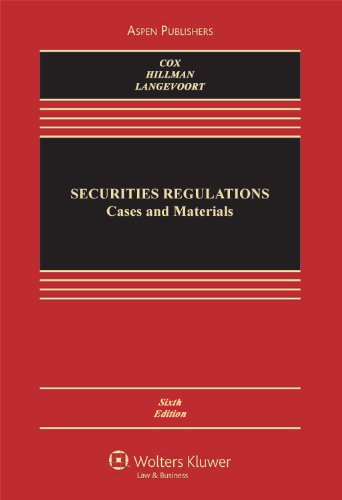 Securities Regulation Cases and Materials735578346 : image