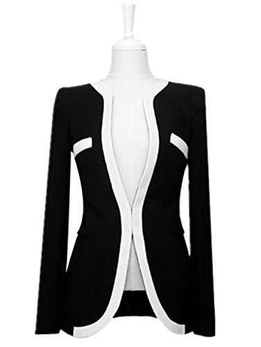 春 レディース 襟なし スリム フォーマル ジャケット ＆ ハンカチ のセット商品 カーディガン レディース 韓国 ファッション