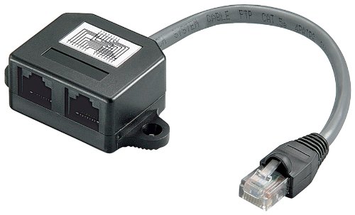 Wentronic Adapter (RJ45 Stecker auf 2x RJ45 Buchse) schwarz Preisvergleich