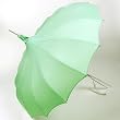Signature Bella Pagoda Umbrella - Green/Lucite Handle