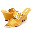 Wild Rose Selda04 Heels Yellow Patent