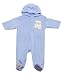 Boys Teddy Coverall by The Mayfair Company - blue, 6-9 months