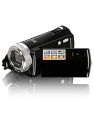 Photography: Besteker HD 720p 2.7 TFT LCD Rotation Digital Video Camcorder 16X Zoom Camera DV Video Recorder Max 16.0 Mega Pixels + Safety Tether(Non-Professional),Black - Besteker