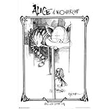 (24x36) Ralph Steadman (Alice in Wonderland, Cheshire Cat) Art Poster Print