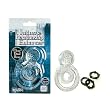 California Exotics / Swedish Erotica Dr. Joel Kaplan Intimate Relationship Enhancer Clear Dual Ring Adult Sex Toy Kit