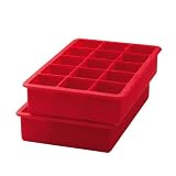 Perfect-Cube Ice Trays 2 pk. - Red