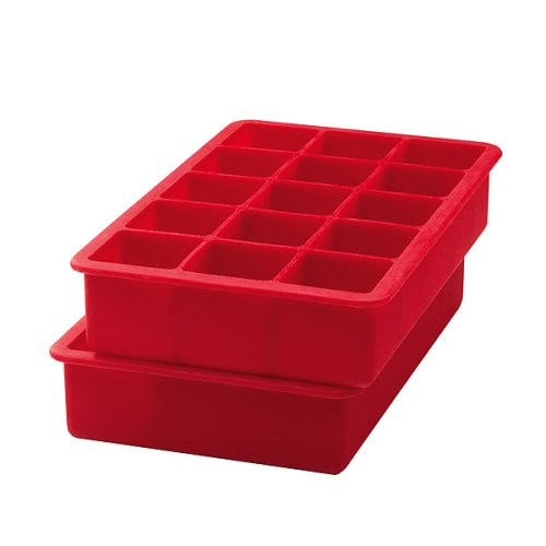 Childrens Toyshop  Kitchen & Housewares : Perfect-Cube Ice Trays 2 pk. - Red