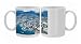 Aerial view of Honolulu and Waikiki Photo Mugs