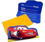 Eigenschaften .  / Disney Cars Supercharged Eiladungskarten 6 Stk