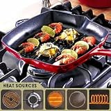 Aga Contemporary Cast Iron Square Grill Pan Matt Black  from Aga