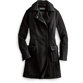 Textured Wool-Blend Coat by Eddie Bauer