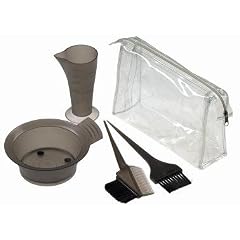 5-teiliges Profi F�rbeset F�rbeschale Messbecher Pinsel schwarz