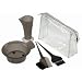 5-teiliges Profi F�rbeset F�rbeschale Messbecher Pinsel schwarz