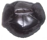 RUSKIE STY FAUX FUR BLACK EAR COVERING WARM TROOPER HAT
