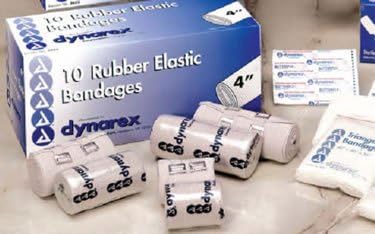 Dynarex Elastic Bandages, Latex Free, 2" x 4.5 yards, 10/Bx