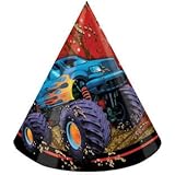Creative Converting Mudslinger Birthday Party Hats, 8 Count