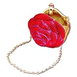 Rose Swarovski Evening Bag