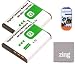 Pack Of 2 NP-FG1 Batteries for Sony Cyber-shot DSC-H70 DSC-H90 DSC-HX7V DSC-HX9V DSC-HX10V DSC-HX20V DSC-HX30V Digital Camera + More!!