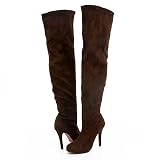 Bumper Furge02 Knee-High Boots Brown