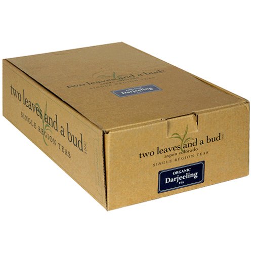 Two Leaves and a Bud, Organic Darjeeling Tea, Tea Bags, 100 Count by Two Leaves and a Bud