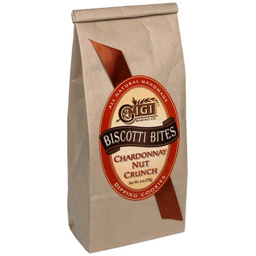 GiGi Biscotti, Chardonnay Nut Crunch, 6-Ounces (Pack of 4) by GiGi Biscotti