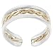 Sterling Silver Twisted Center Toe Ring