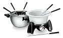 Unold 48615 Fondue Set Edelstahl/Schwarz