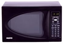 Sanyo EM-U1000B .7-Cubic-Foot Compact Microwave Oven, Black