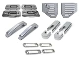 AutoXccessory Chrome Plated Billet Exterior Kit, for the 2006 Hummer H2