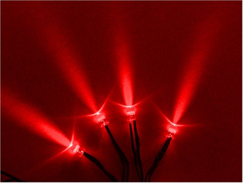 Vision X HIL-SLR 4 Pack Single 12 Volt LED'S with 3 Foot Cord Red