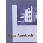 Walter Gropius With Adolf Meyer: Haus Auerbach book cover
