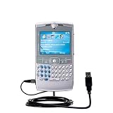 Classic Straight USB Cable for the Motorola Q with Power Hot Sync and Charge capabilities - Gomadic Brand w/ TipExchange Technology