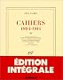 Cahiers, 1894-1914. Tome III