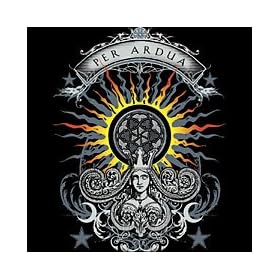 Goth Per Ardua Through Adversity Womens T-Shirt Dress