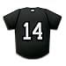 CAPerz - Baseball Jersey No. 14 - Black/White/Gray