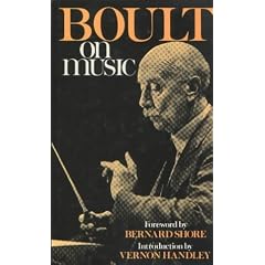 Boult on Music: Words from a Lifetime's Communication (Musicians on Music,)