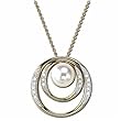 China White Pearl and Diamond Necklace