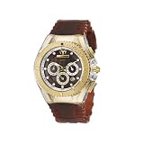 TechnoMarine Unisex 109025 Cruise Star Chronograph Gold-Plated Chocolate Watch