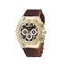 TechnoMarine Unisex 109025 Cruise Star Chronograph Gold-Plated Chocolate Watch
