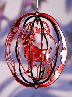 MinEy Zodiac Wind Spinner Red Aries