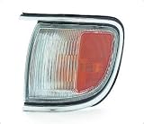 Get Crash Parts Ni2550129 Side Marker/Corner Lamp, Chrome Trim, To 12/98, Driver's Side