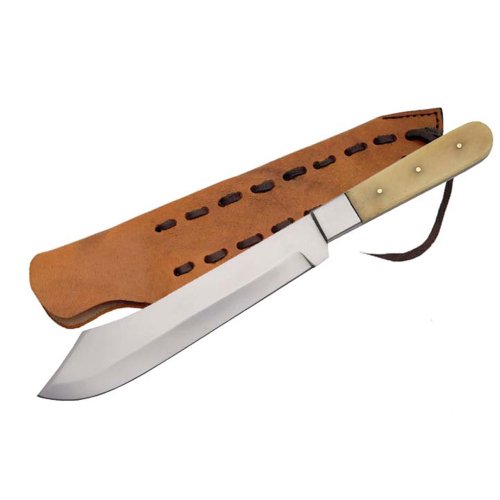 Trademark Apache Indian Handle Bowie Knife wth sheath