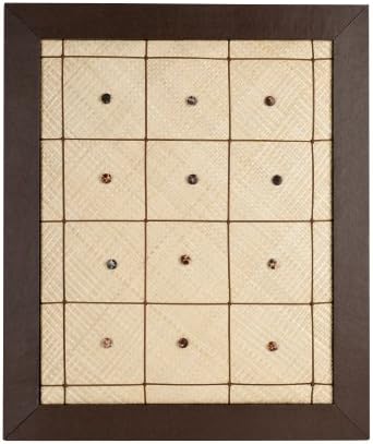 Terragrafics Lancaster Message Board with Shell Pushpins, 20 by 24-Inch, Natural