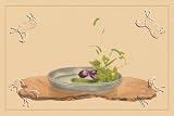 Art Poster, Foxtail Grass, Eggplant, and Cucumber 27.5 x 18.75 41SEJ7ZY7TL. SL160 Art Poster, Foxtail Grass, Eggplant, and Cucumber 27.5 x 18.75