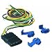 Hopkins Mfg. 48105 4-Wire Flat Vehicle End Universal Wiring Kit