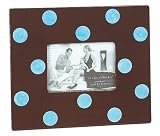 Elegant Baby Chocolate Ceramic Frame- Blue