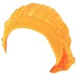 New Light Crochet knit Vented Beret tam slouch beanie hat cap, Bright Orange