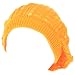 New Light Crochet knit Vented Beret tam slouch beanie hat cap, Bright Orange