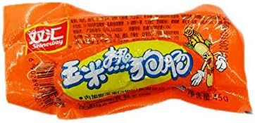 Shuang Hui Sweet Corn Chinese Style Hot Dog Sausage 40g/package By Circle K (5 Package)