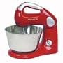 Euro-Pro EP585R 10-Speed Pro Stand Mixer with Rotating Bowl, Red